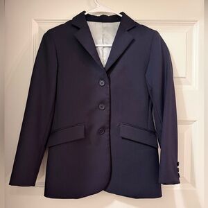 Girls Navy equestrian show jacket size 12.